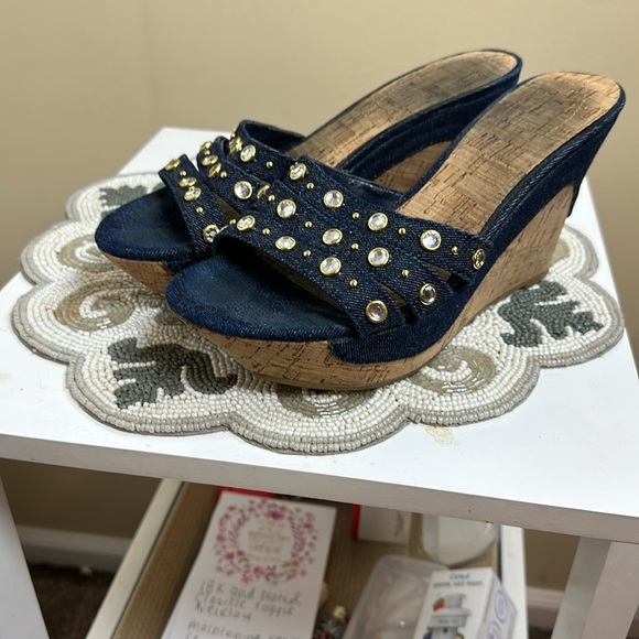 Guess denim wedges - Picture 7 of 12